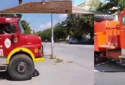 Левица Битола пожарни возила